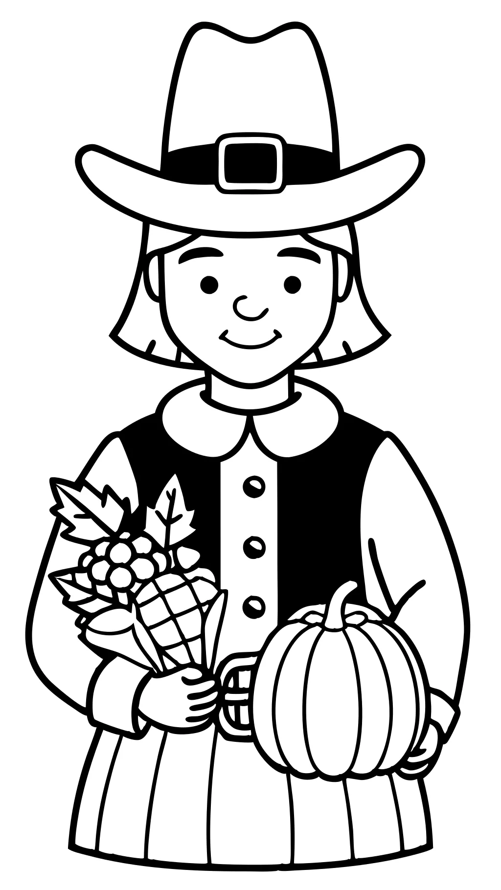 pilgrim coloring pages